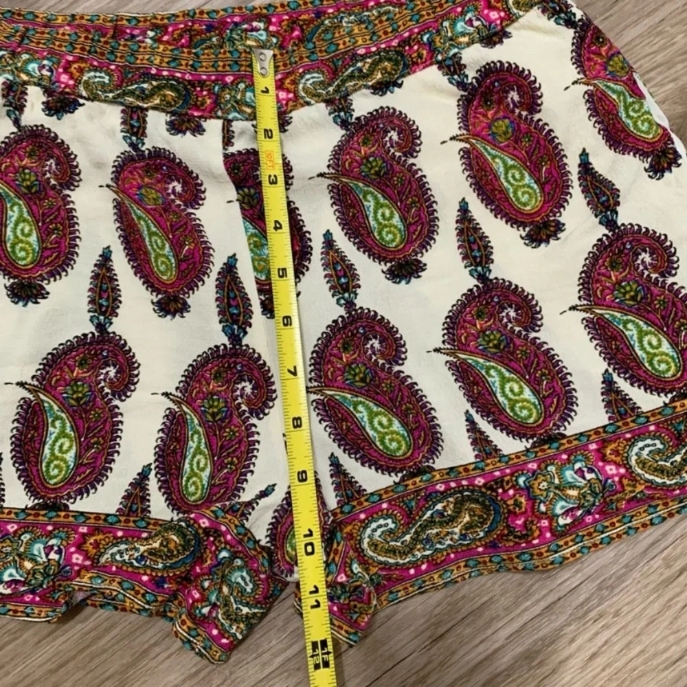 Ett:wa anthropologie Paisley Viscose Boho Shorts S